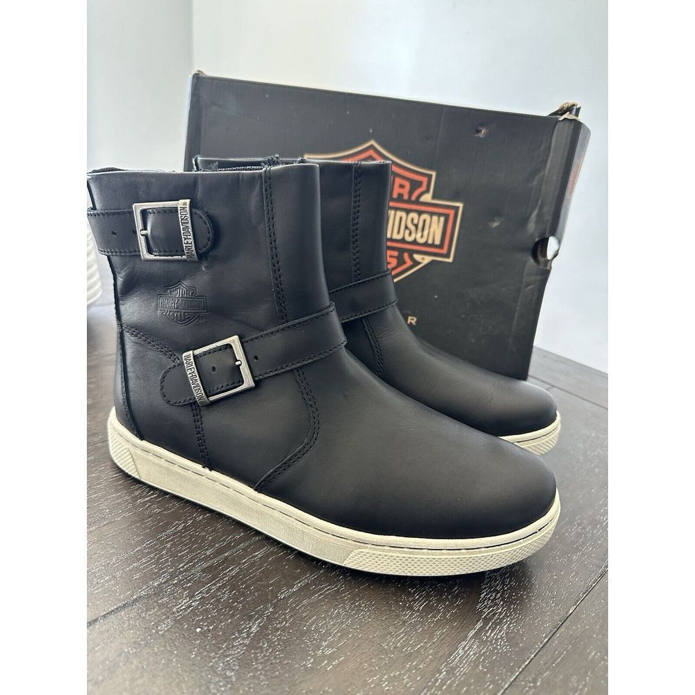 Women's Size 8 Harley Davidson Bateman Engineer Sneakers